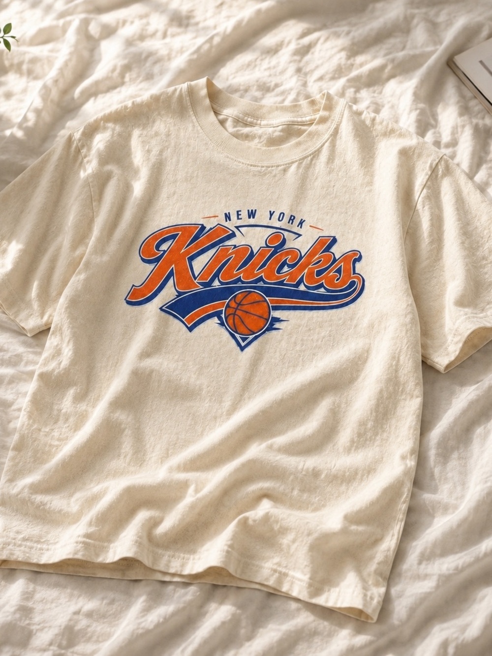 Gildan Sand New York Knicks Graphic  Shirt